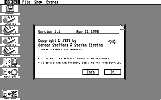 Gemini atari screenshot